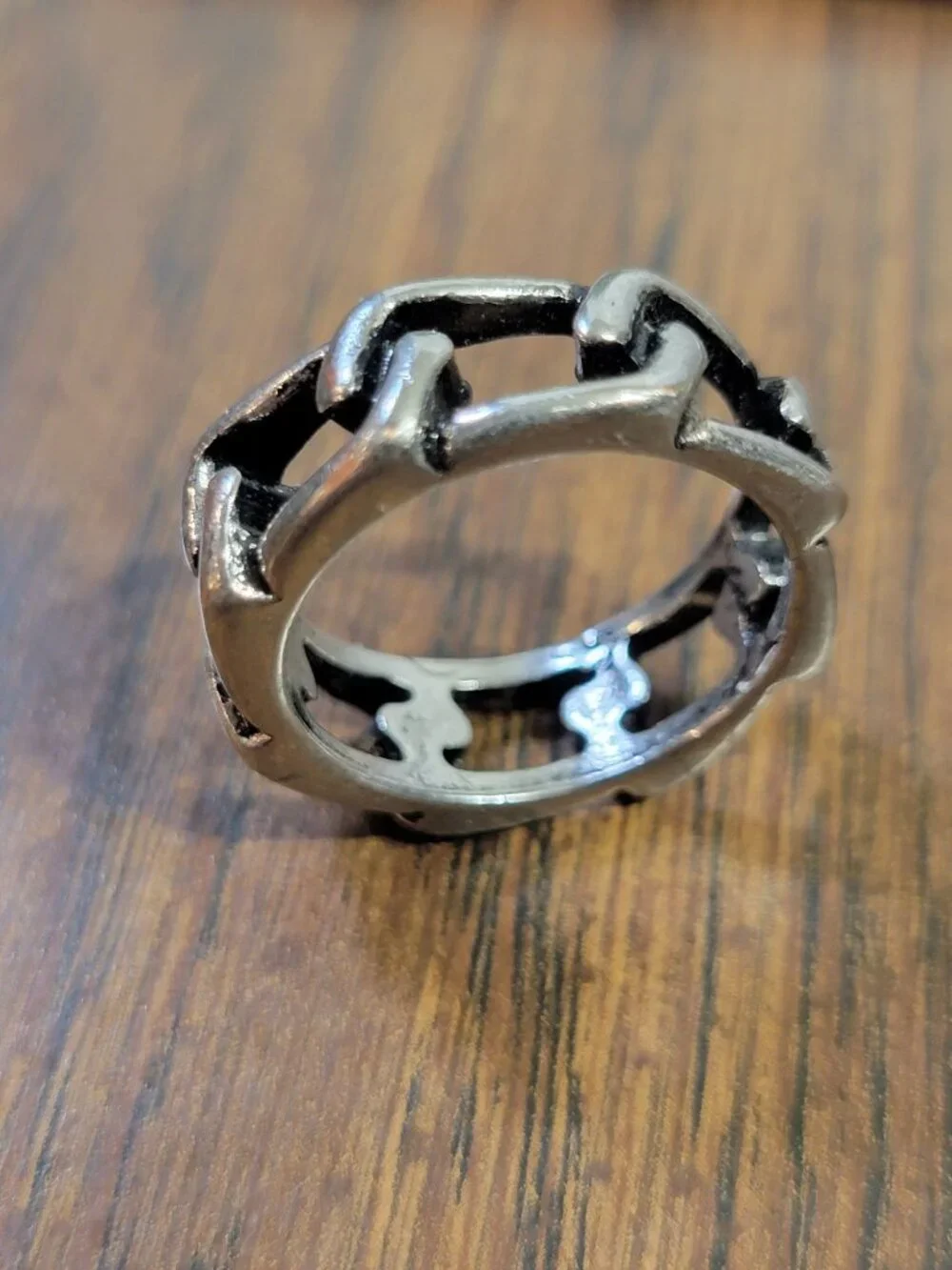 Chain-Link Style Band Ring, Size